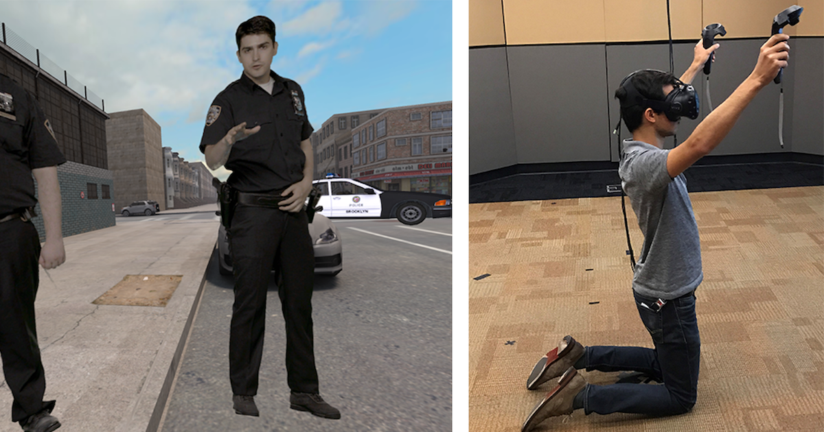 Participant in Virtual Reality